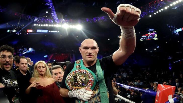 World heavyweight champion Tyson Fury